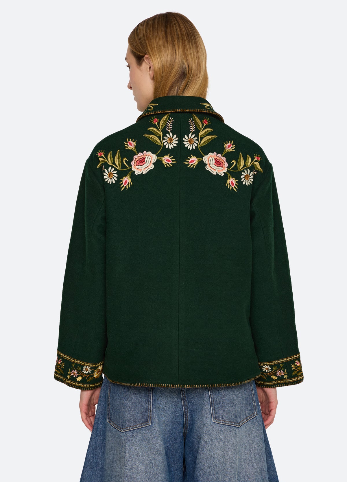 green-shira jacket-back view - 3