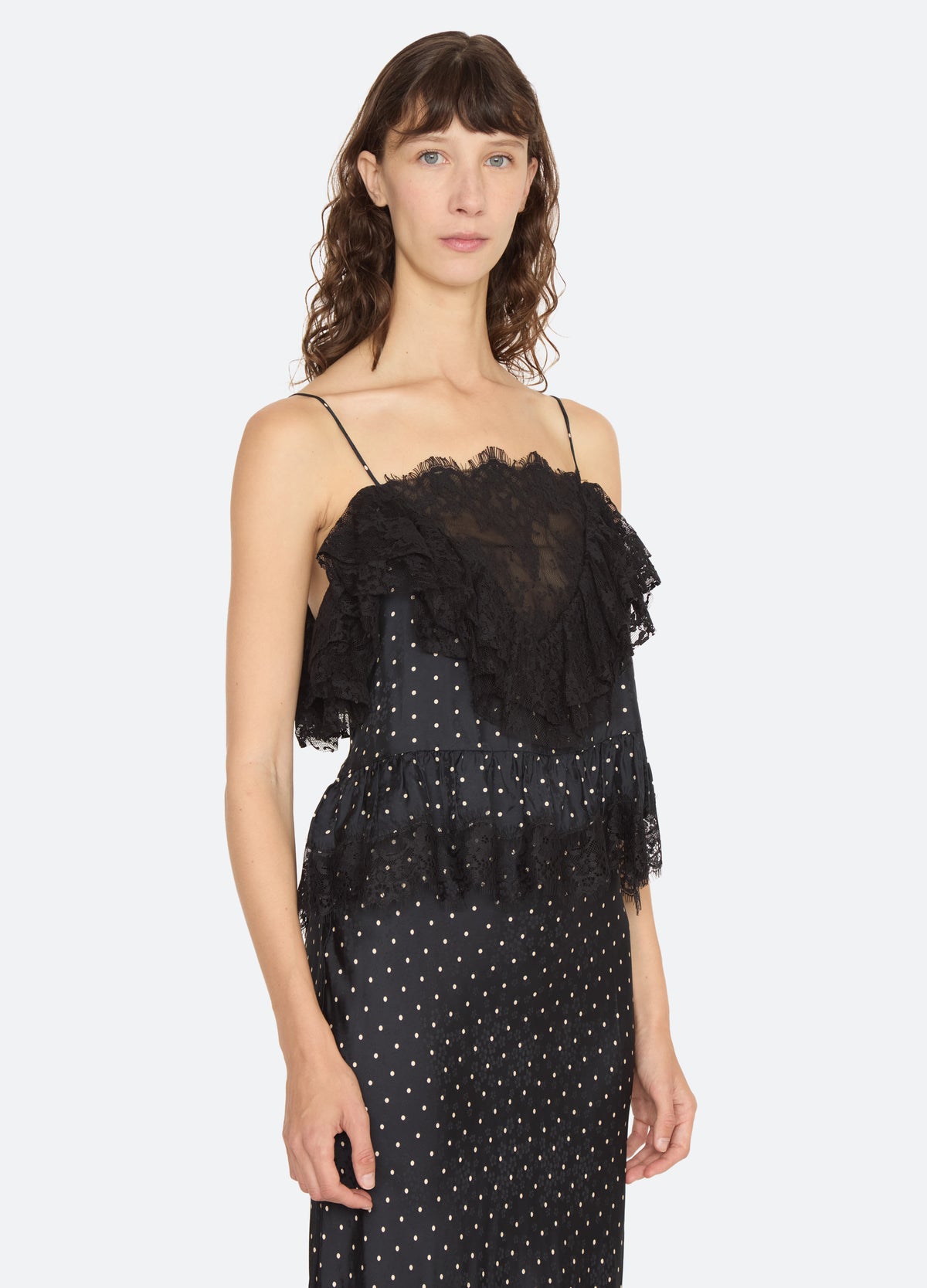 black-jeanne cami-three quarter view - 5