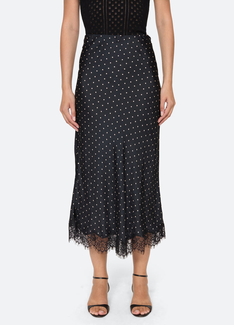 black-jeanne skirt-front view - 1