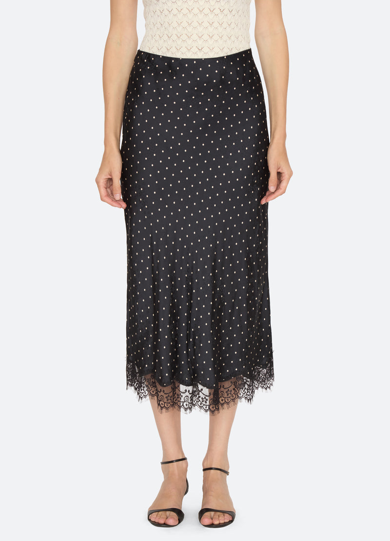 black-jeanne skirt-front view - 1