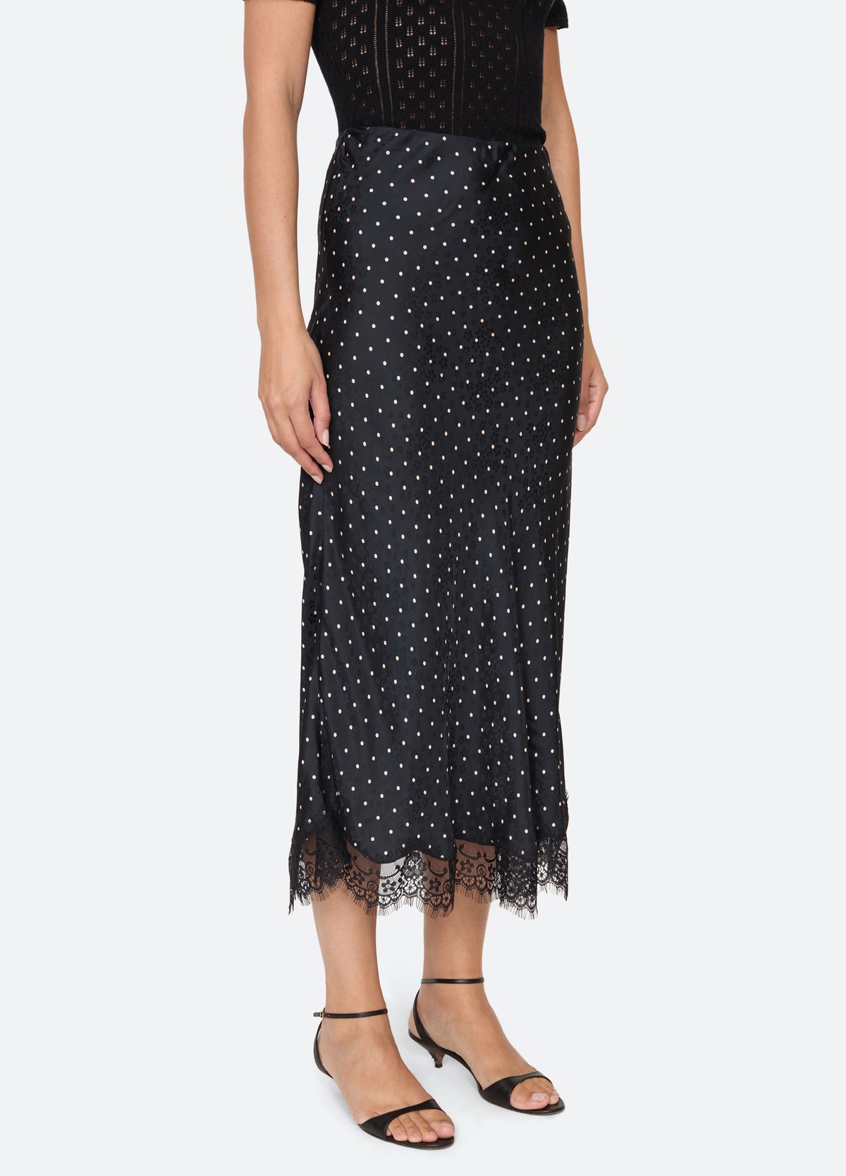 black-jeanne skirt-three quarter view - 5