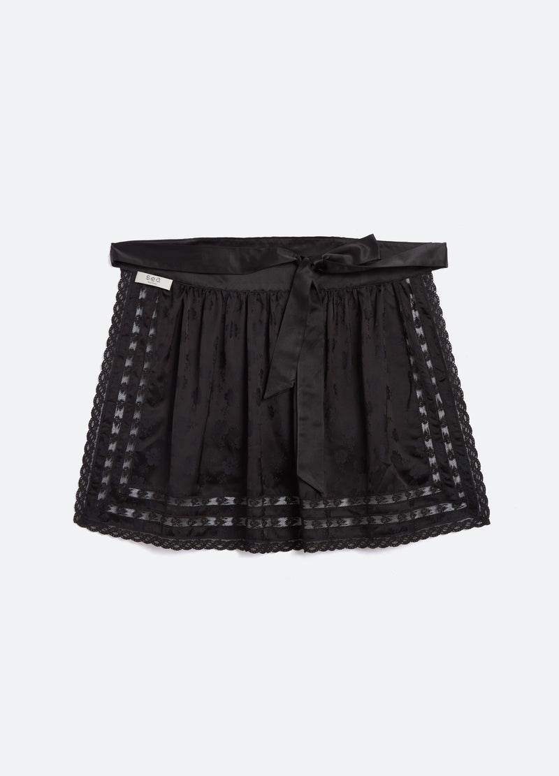 black-kathleen apron-back view - 4