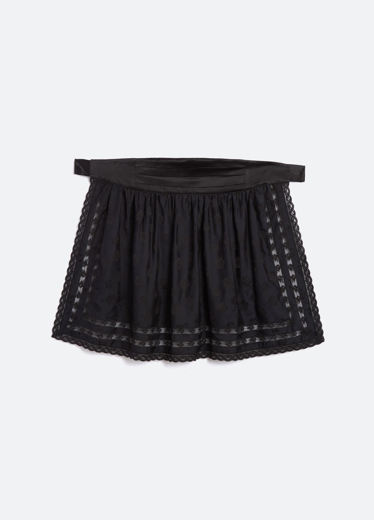 black-kathleen apron-flat view - 2