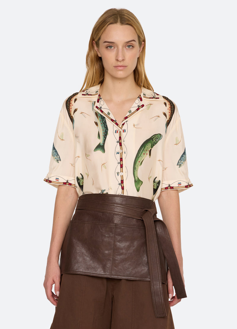 brown-mathias apron-front view - 3