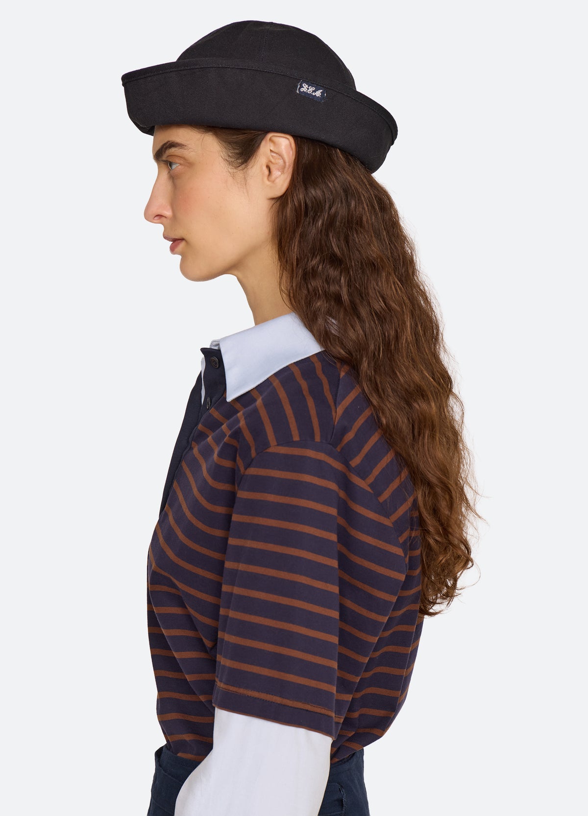 black-saylor hat-side view - 4