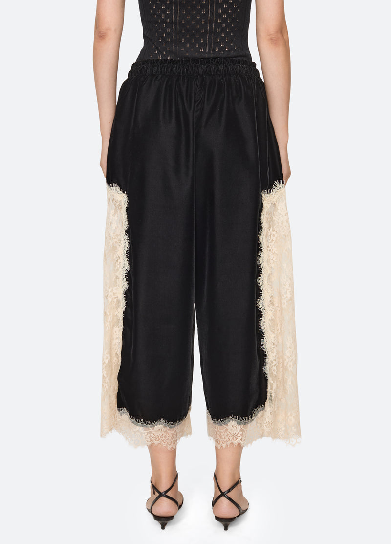black-evette pants-back view - 4