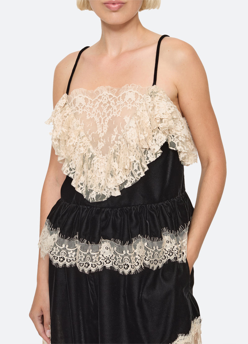 black-evette cami-detail view - 7