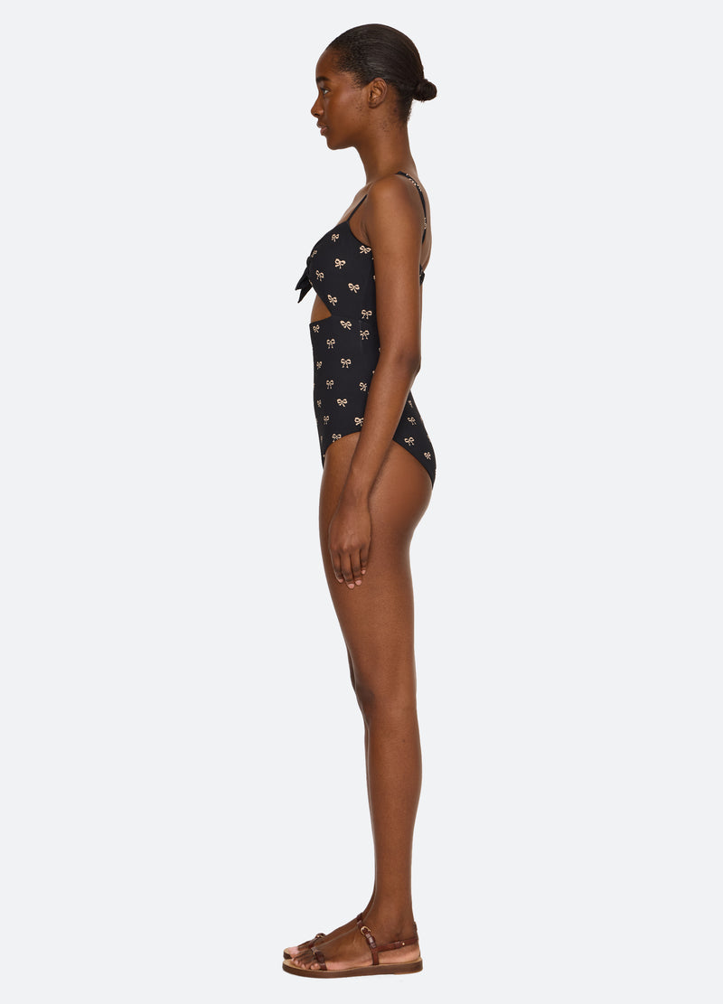 black-lauren one piece-side view - 4