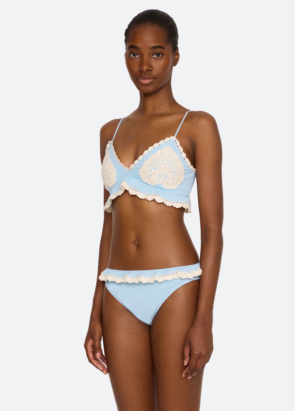 blue-niamh bikini top-three quarter view - 5