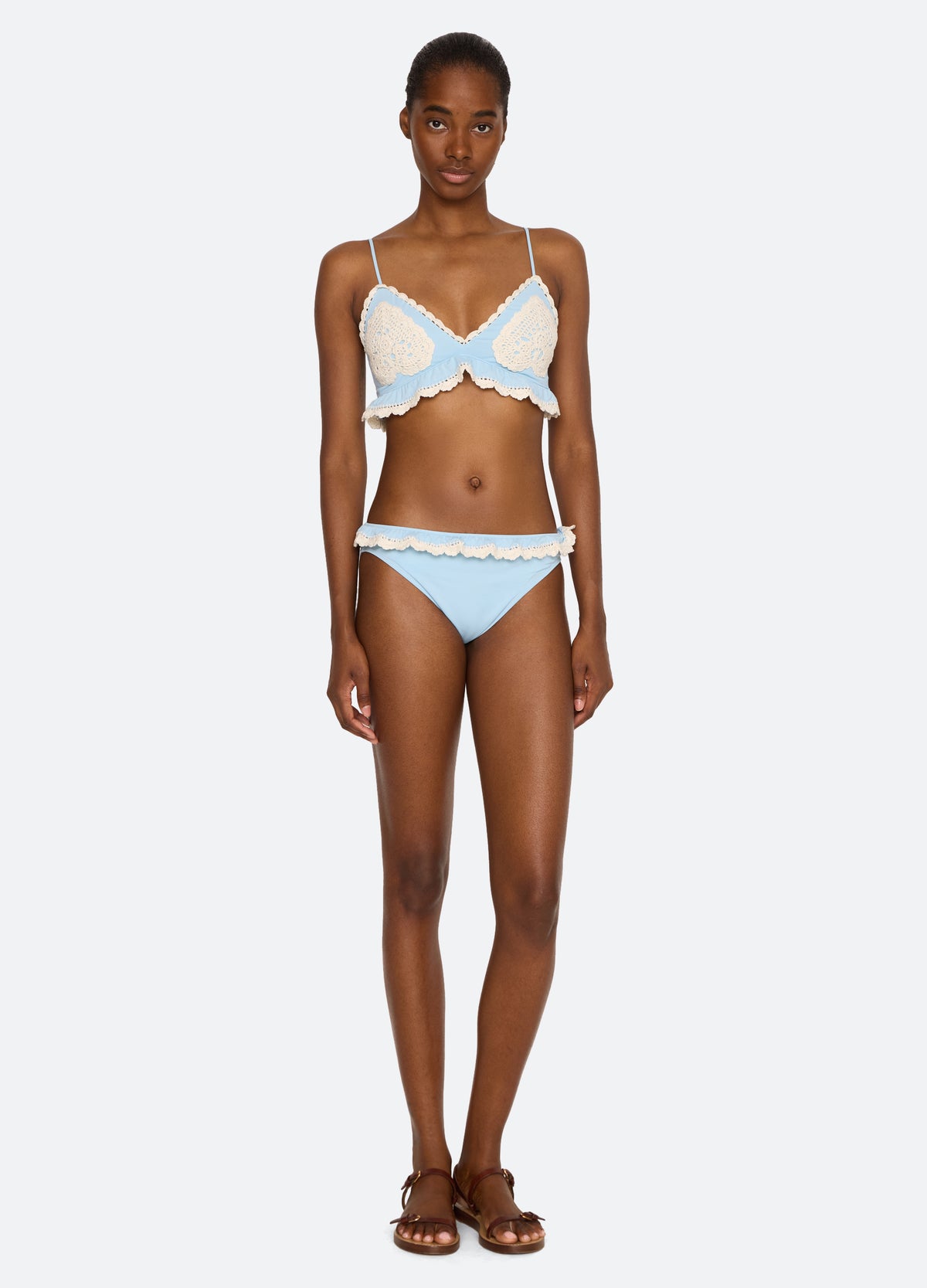blue-niamh bikini top-fiull body view - 6