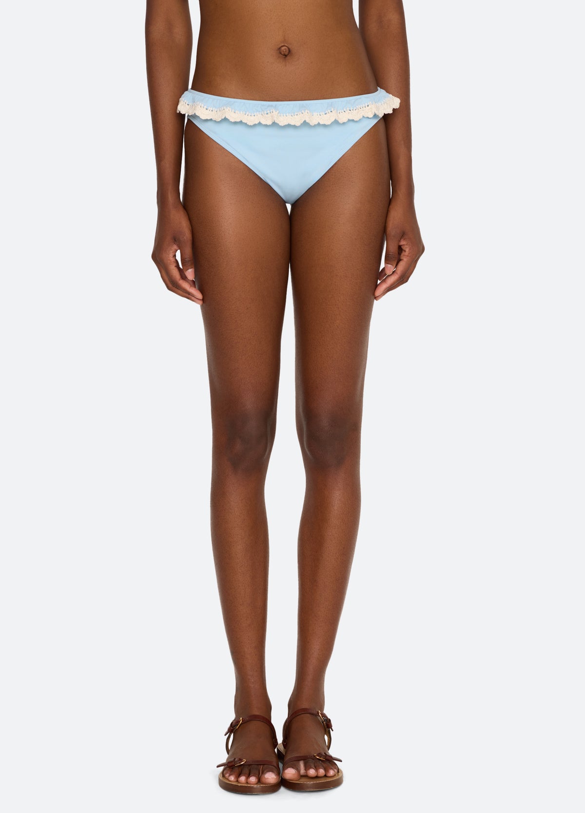 blue-niamh bikini bottom-front view