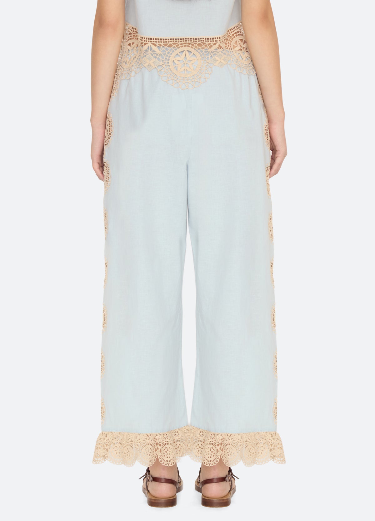 blue-niamh pants-back view - 5