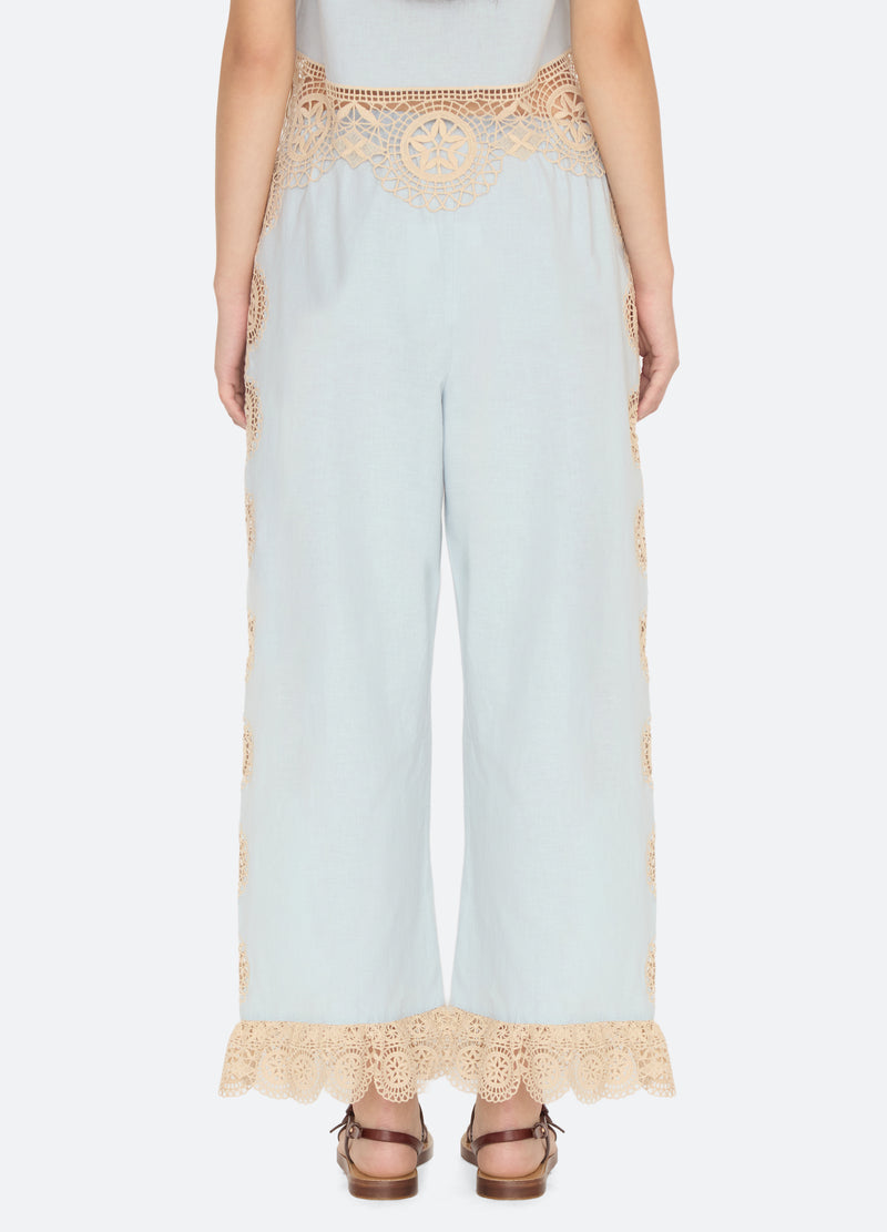 blue-niamh pants-back view - 5