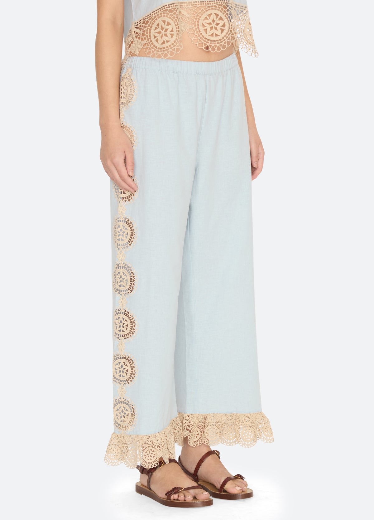 blue-niamh pants-three quarter view - 7