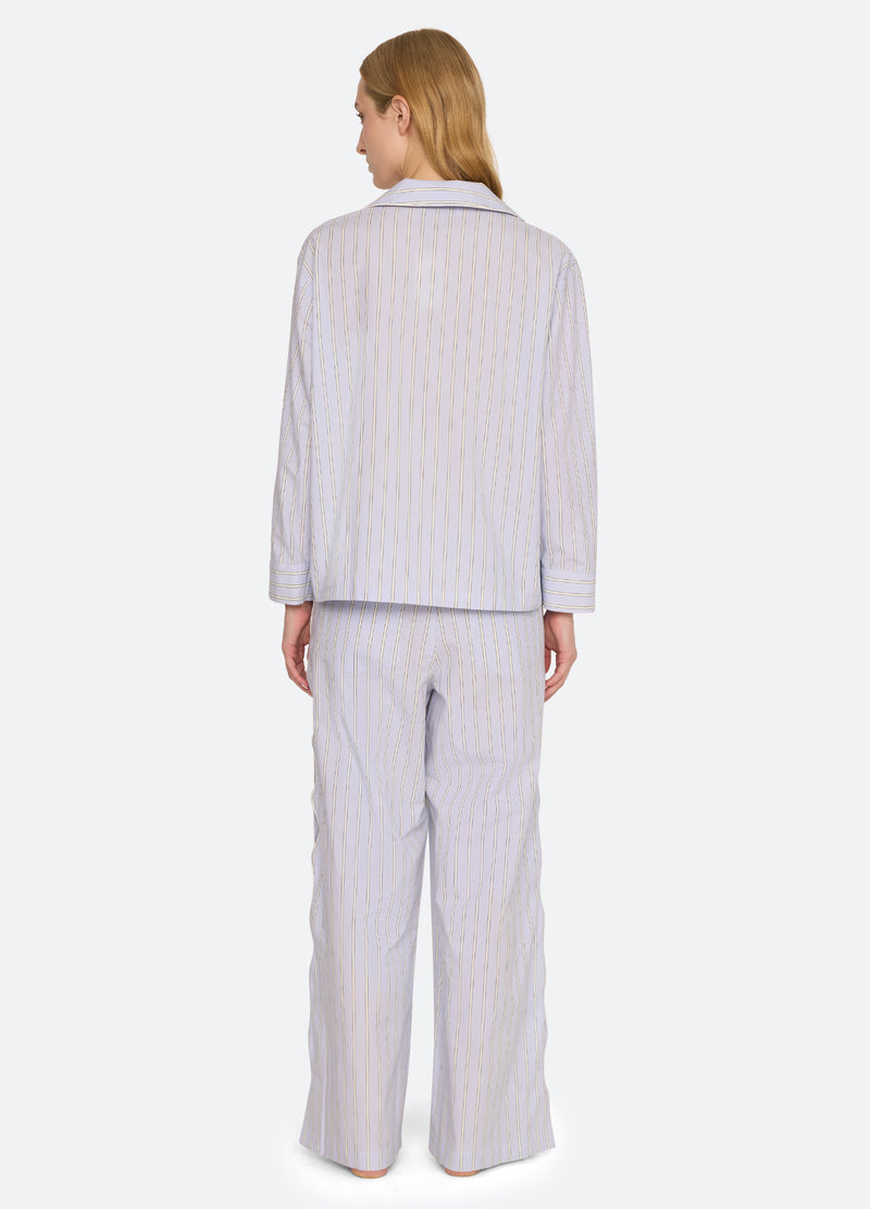 multi-delfine pajama set-back view - 3