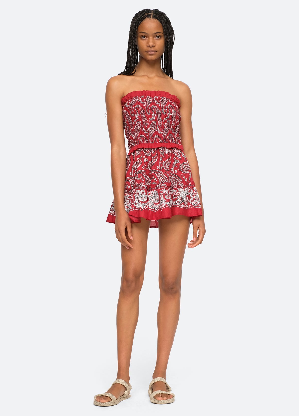 red-theodora cover up-front view - 4