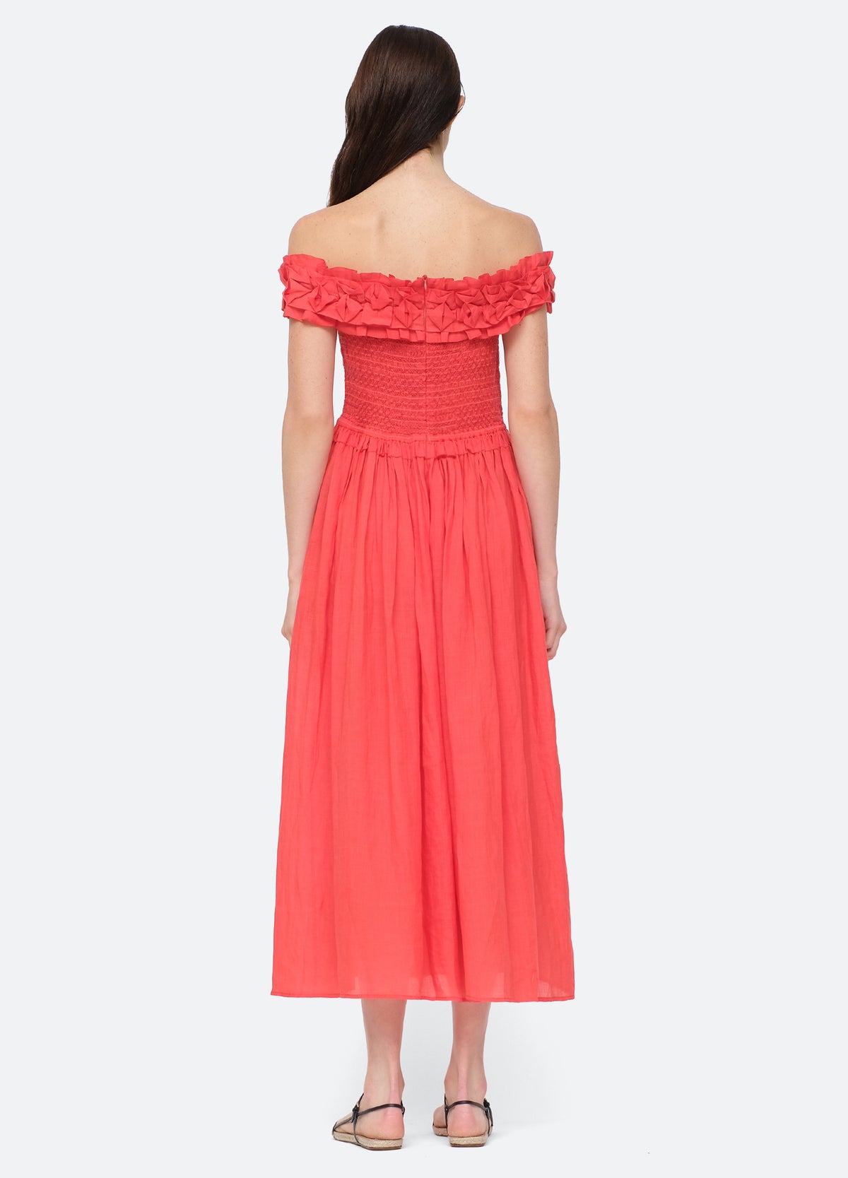 red-frida dress-back view - 12