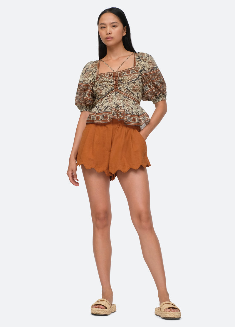 copper-leona shorts-full body view - 14