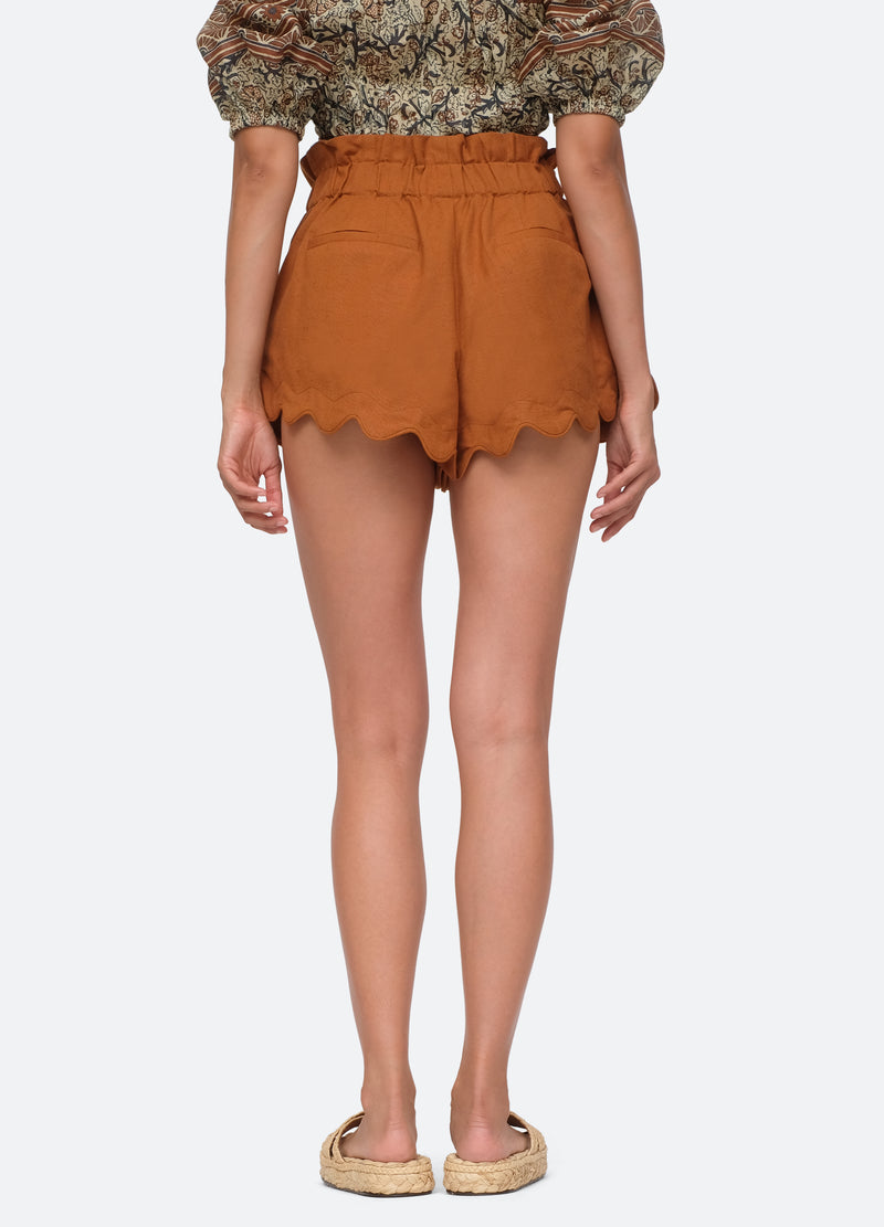 copper-leona shorts-back view - 13