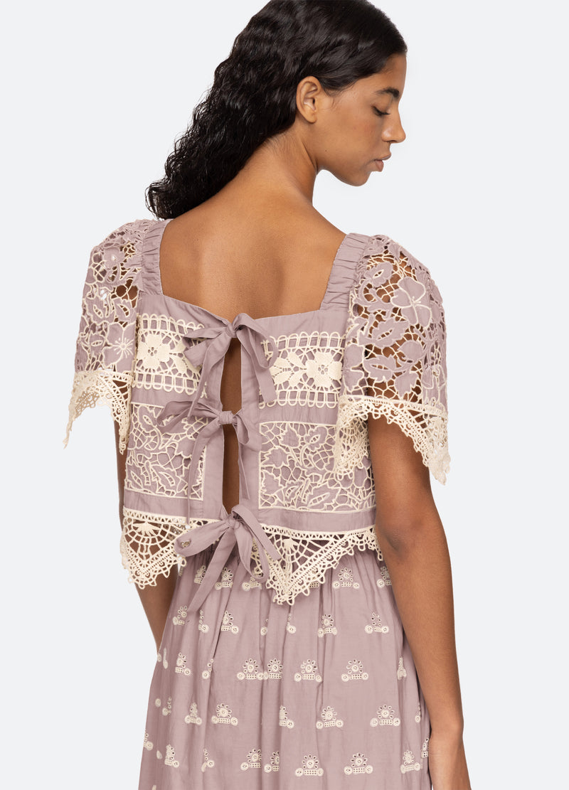 lilac-joah s/s top-detail view - 15