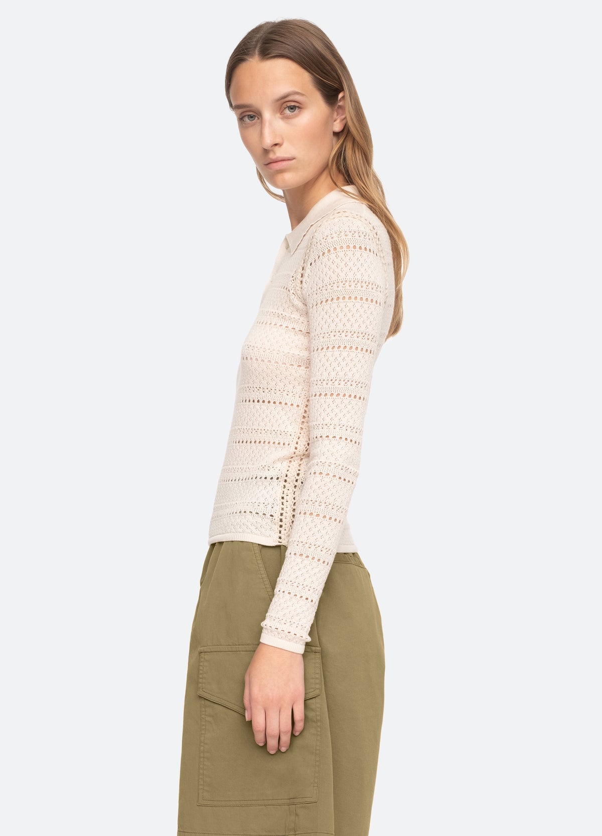 cream-syble sweater-side view - 3