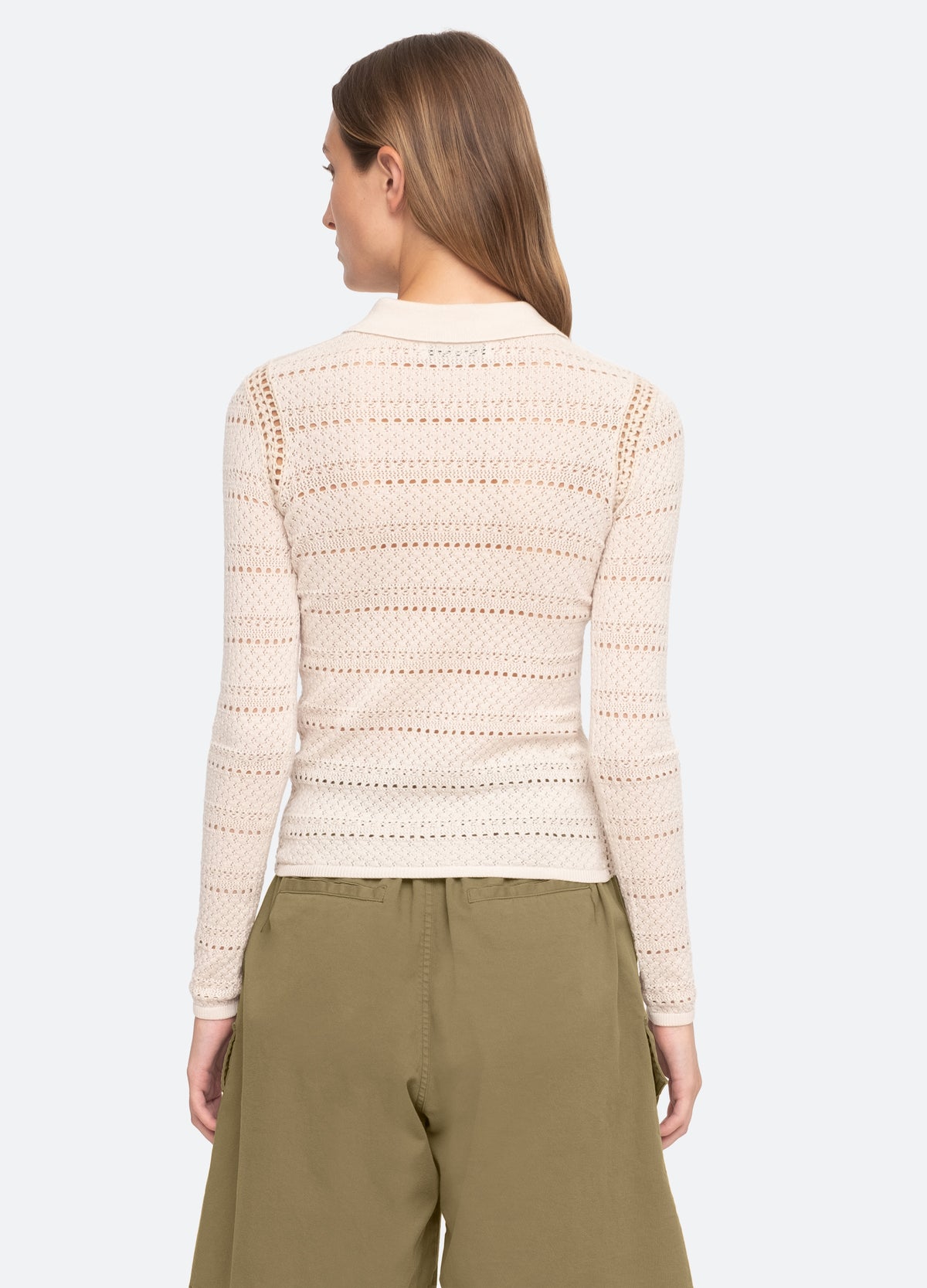 cream-syble sweater-back view - 2