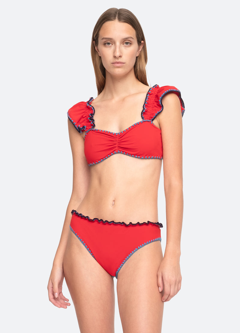 scarlet-lemika bikini top-front view 3 - 6