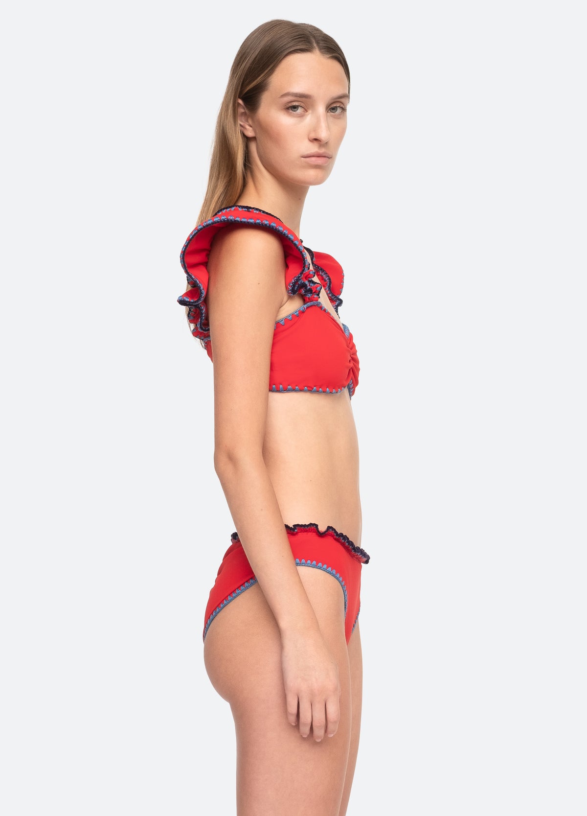 scarlet-lemika bikini top-side view - 3