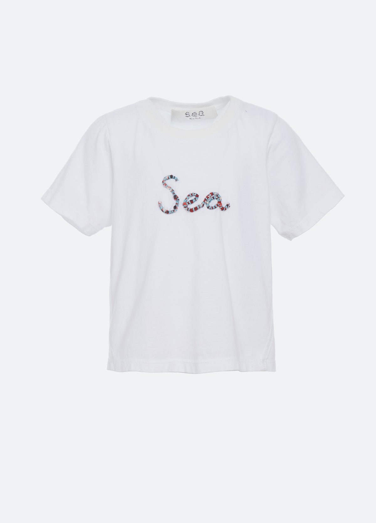 white-sea kids t-shirt-front view