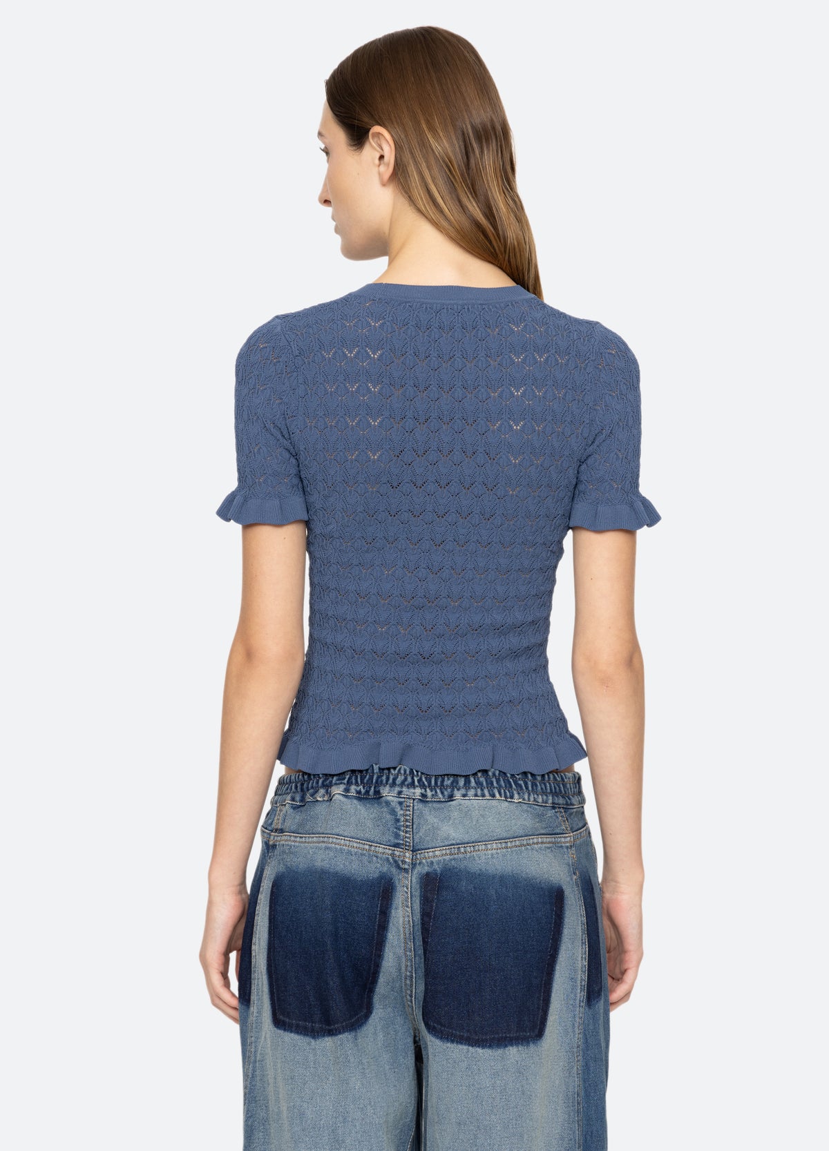 blue-rue s/s sweater-back view - 16
