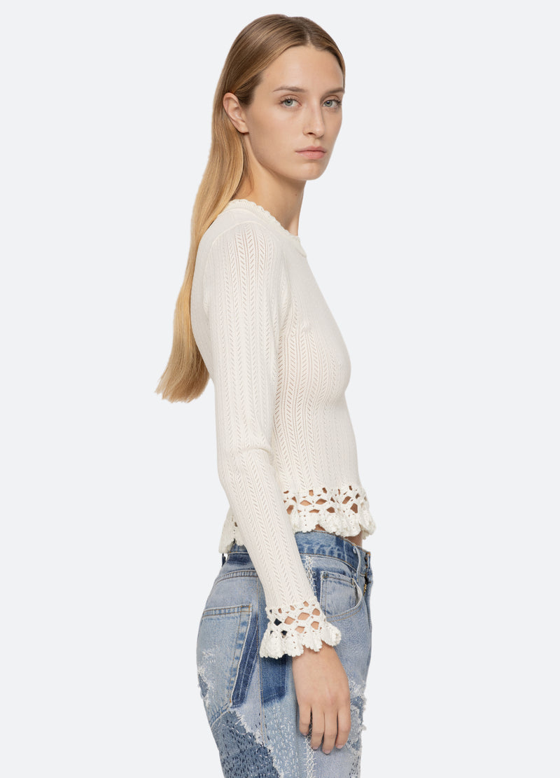 cream-abbie l/s top-side view - 4