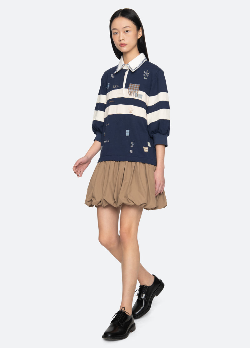 Sea | Claira Dress | M | Stripe Sea | Claira Dress | M | Stripe