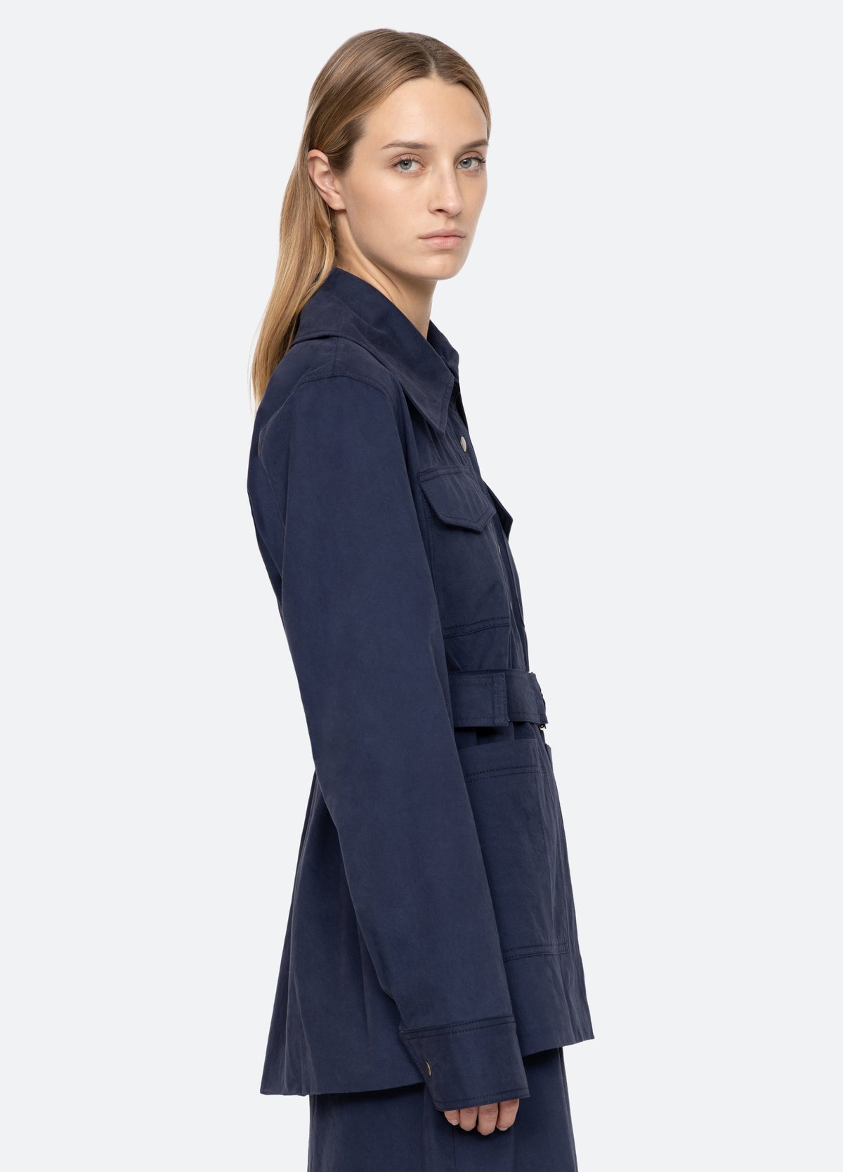 navy-adele jacket-side view - 4