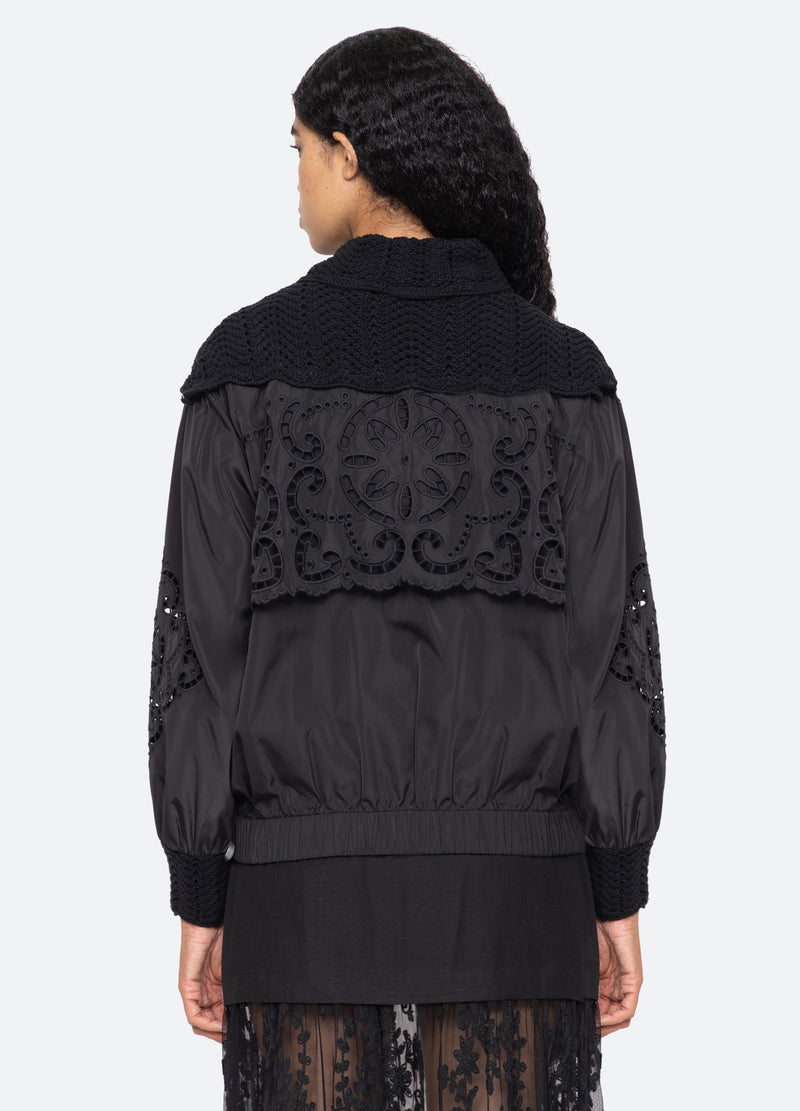 black-dahlia windbreaker-back view - 3