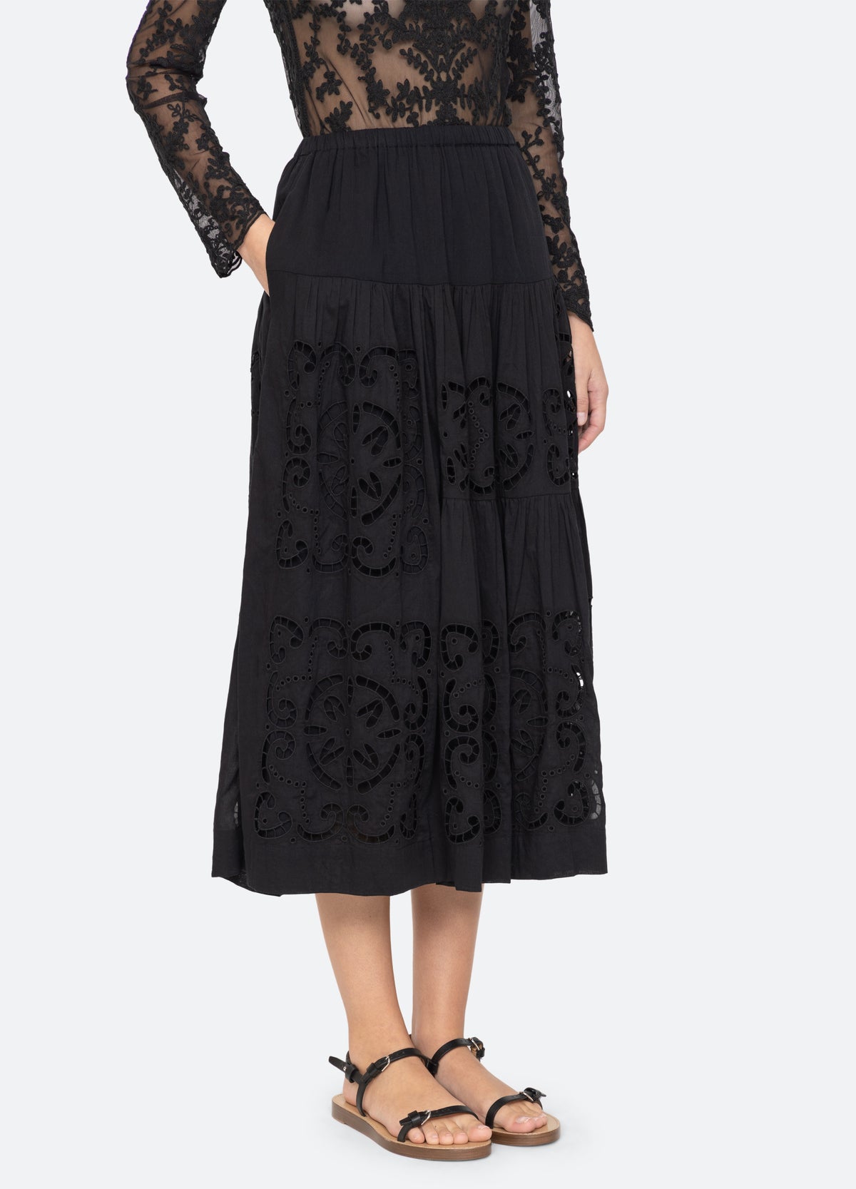 black-dahlia skirt-three quarter view - 5