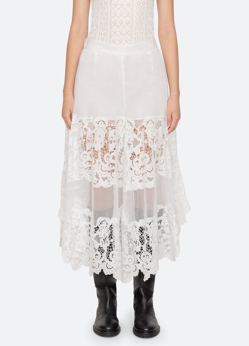 cream-sofia pants-front view - 1