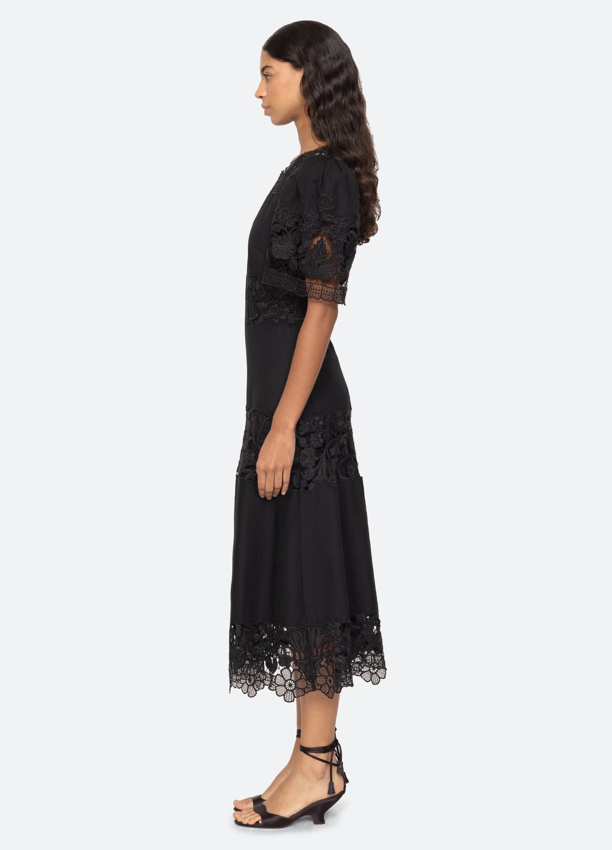 black-katharine s/s dress-side view - 5