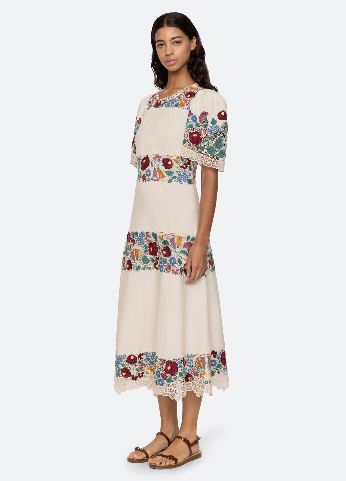 multi-katharine s/s dress-three quarter view - 12