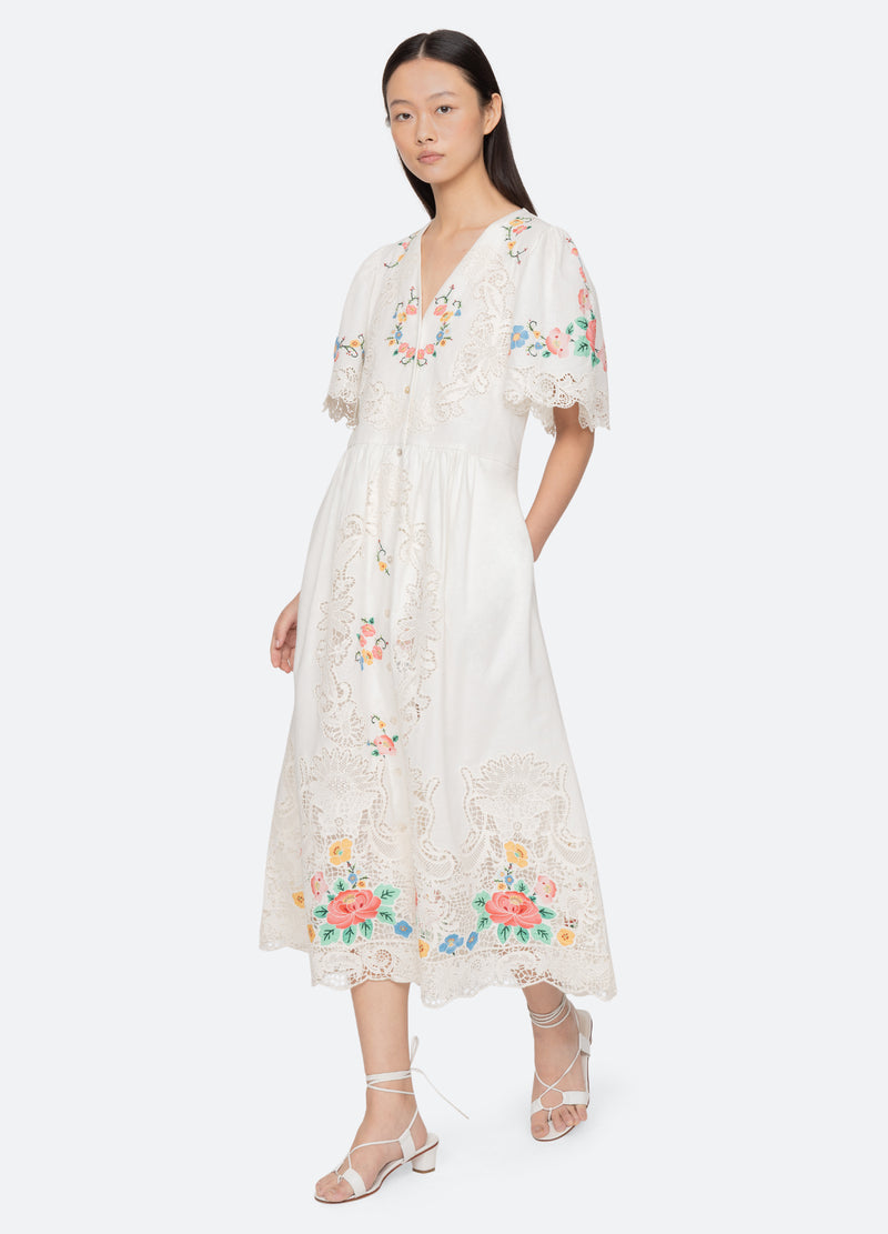 multi-astrid s/s dress-walking view - 6