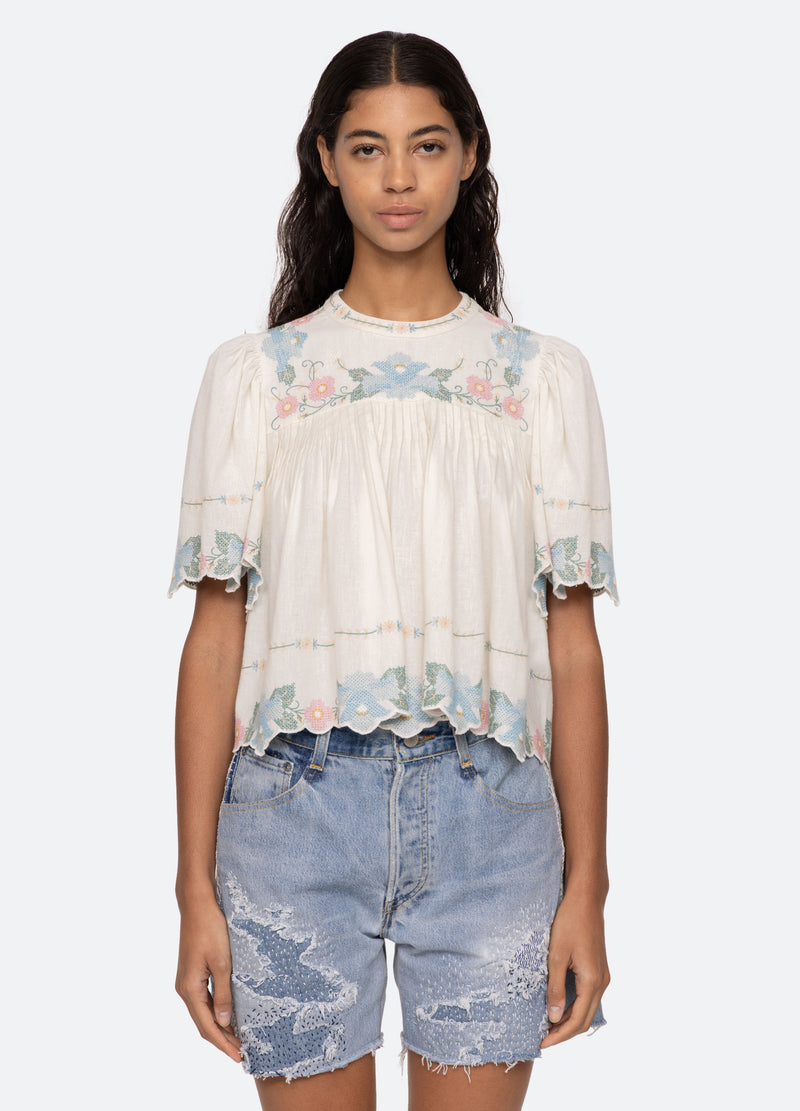 white-vesna s/s top-front view 2 - 5