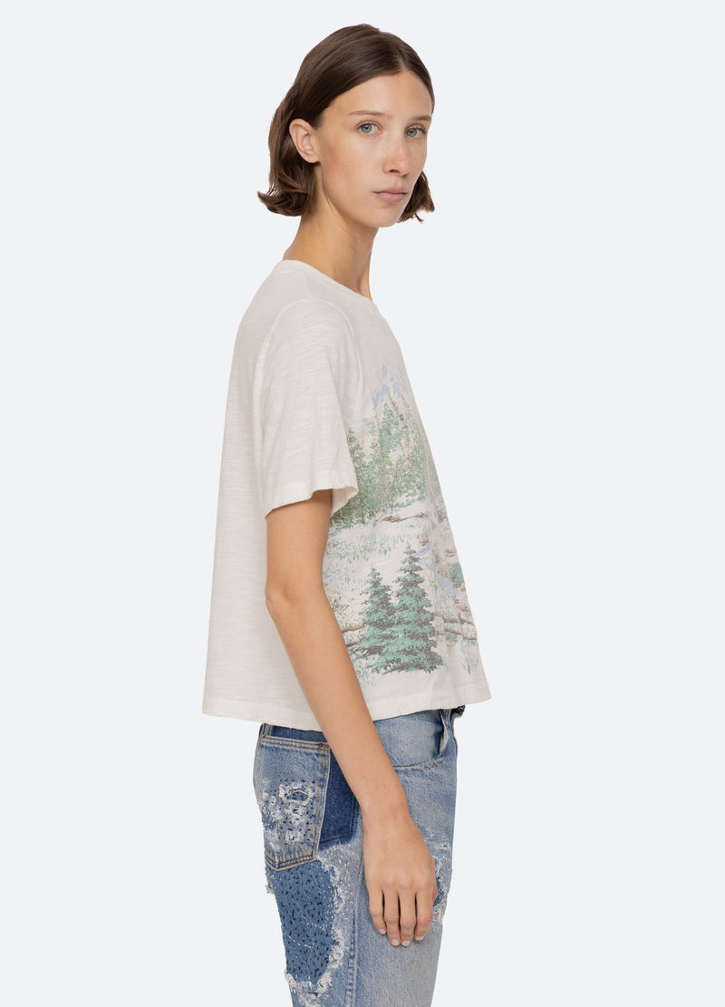 white-andes t-shirt-side view - 3