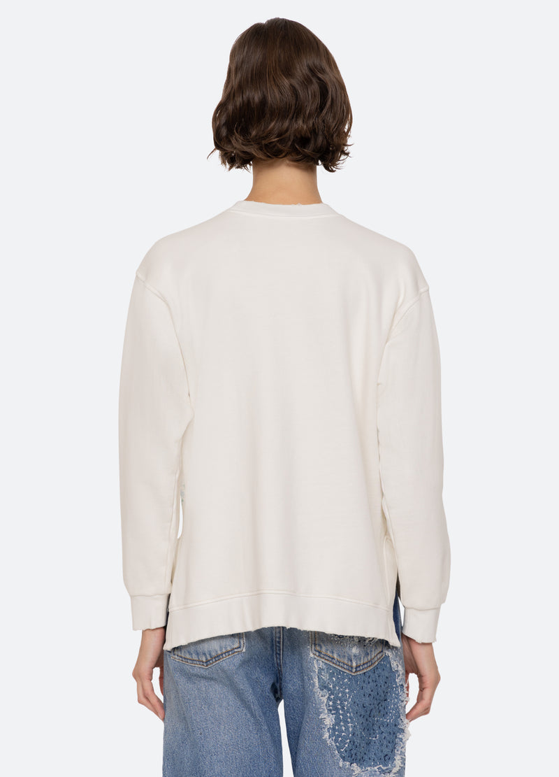 white-andes sweatshirt-back view - 2