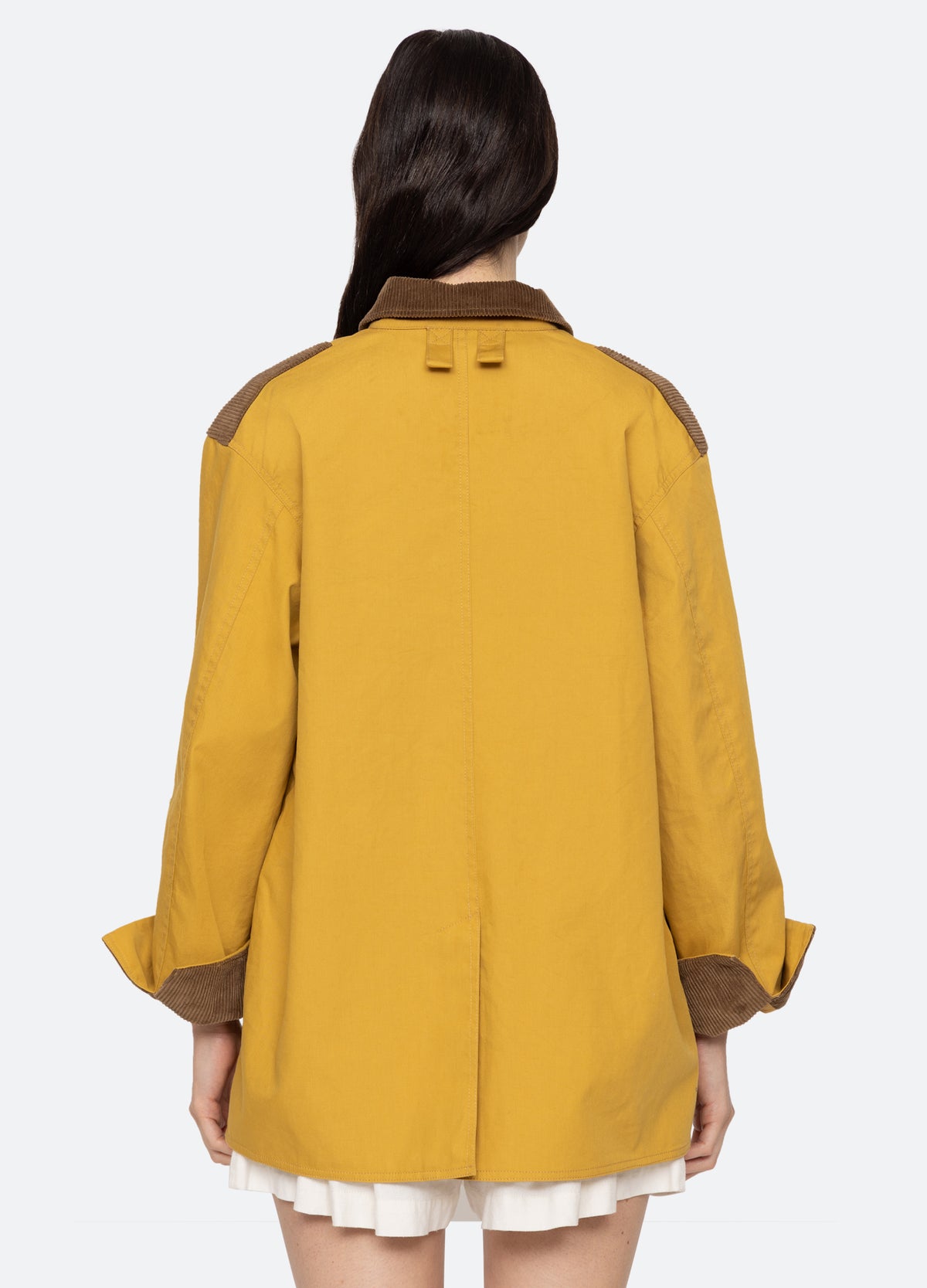 yellow-clyde barn jacket-back view - 3