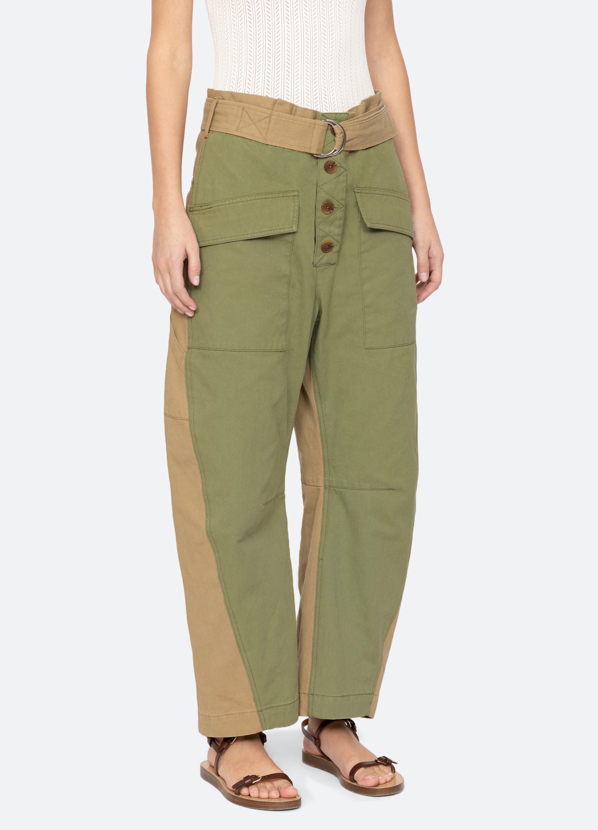 chino-carolina pants-three quarter view - 5