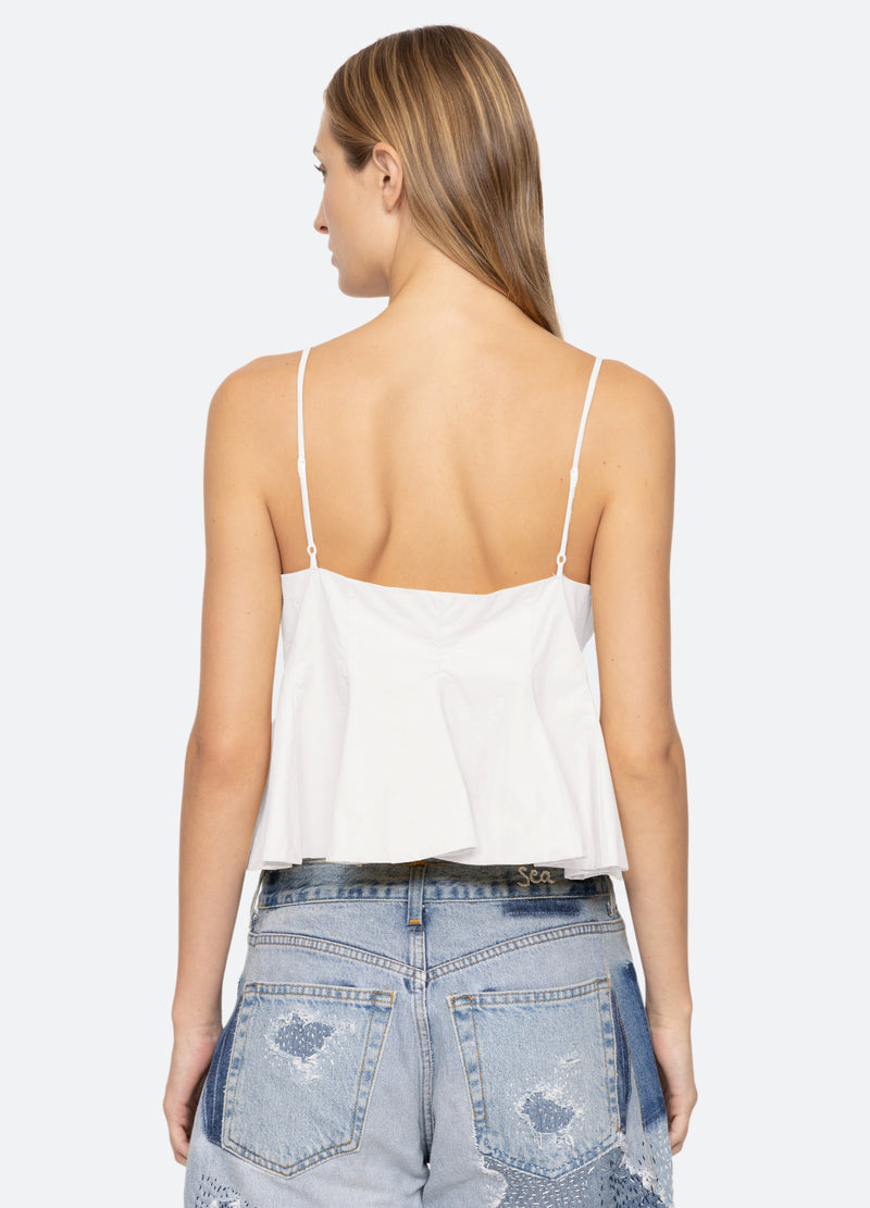 white-emmet top-back view - 2