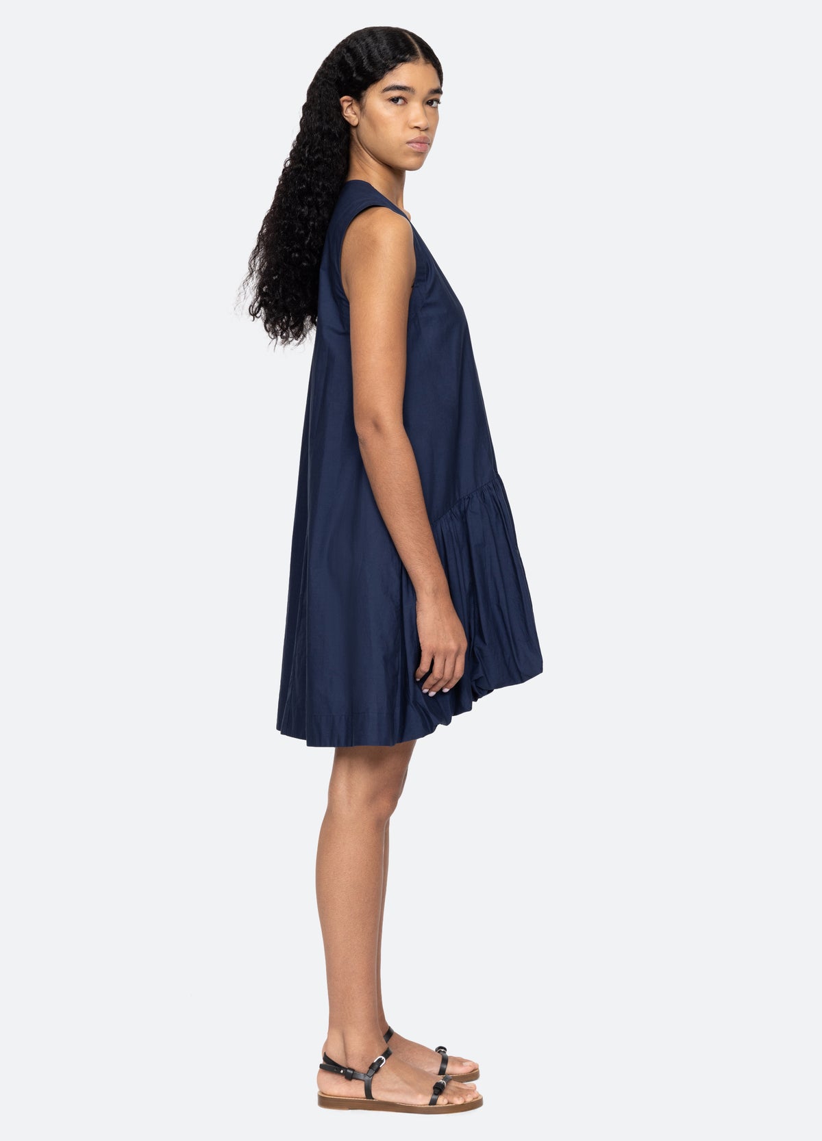 navy-emmet dress-side view - 16