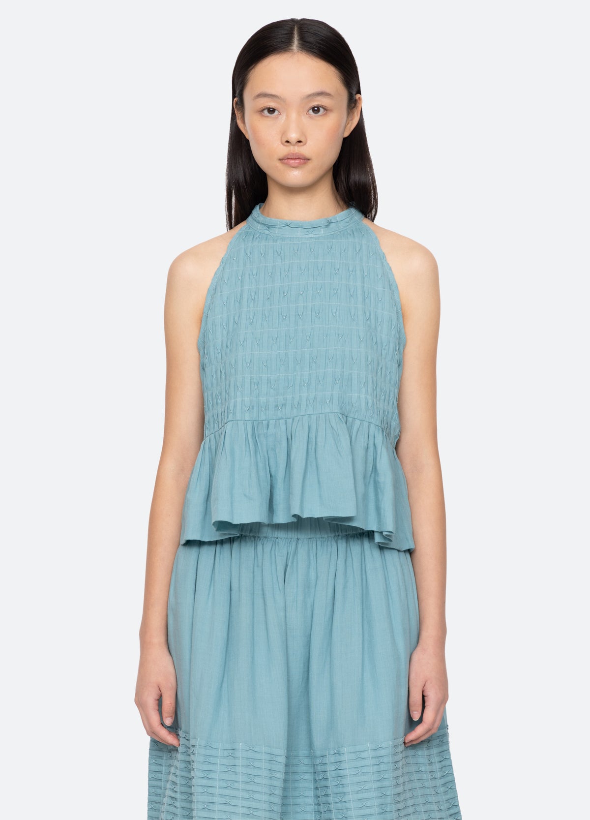 blue-violet tank-front view