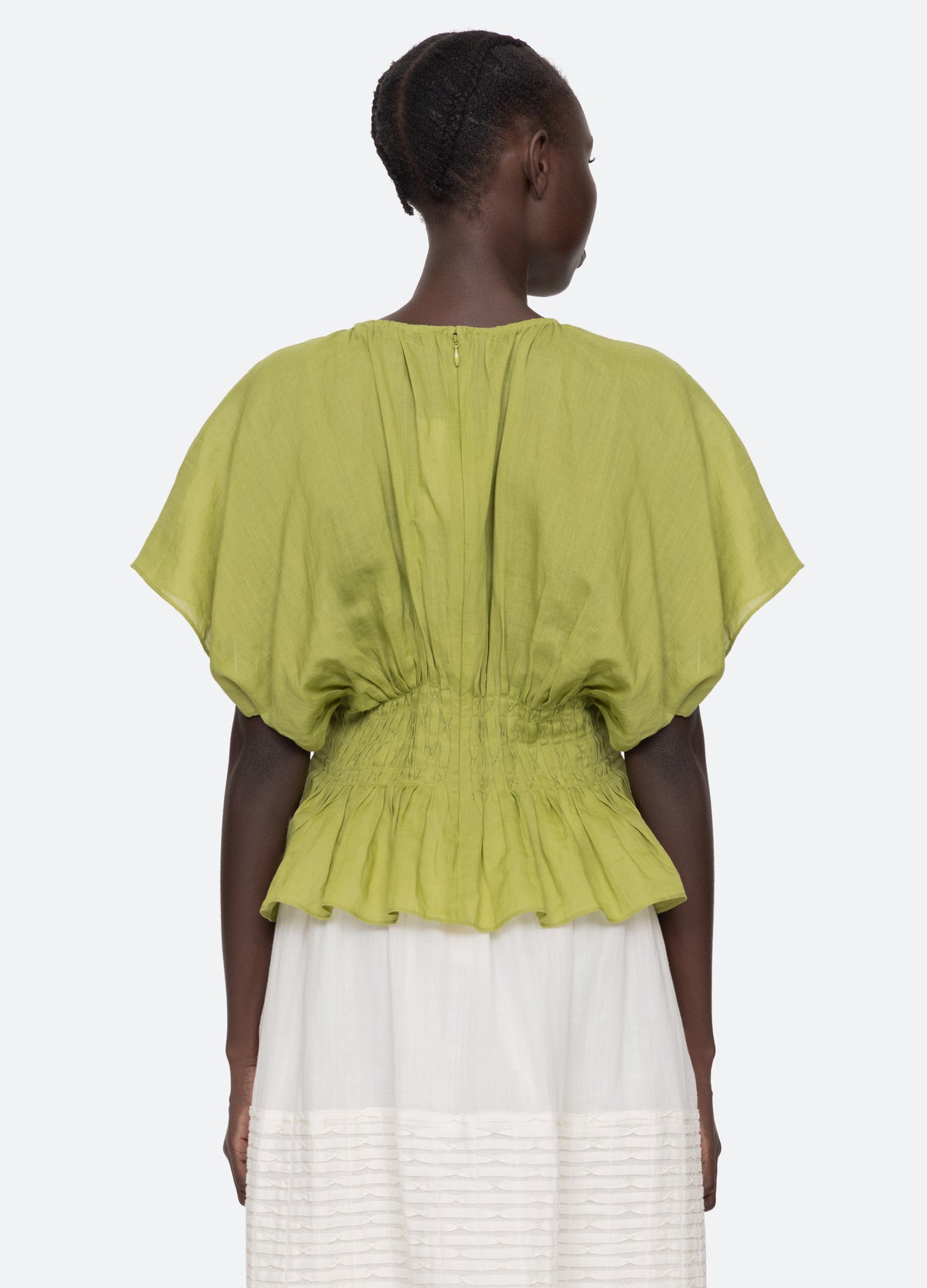 green-violet top-back view - 2