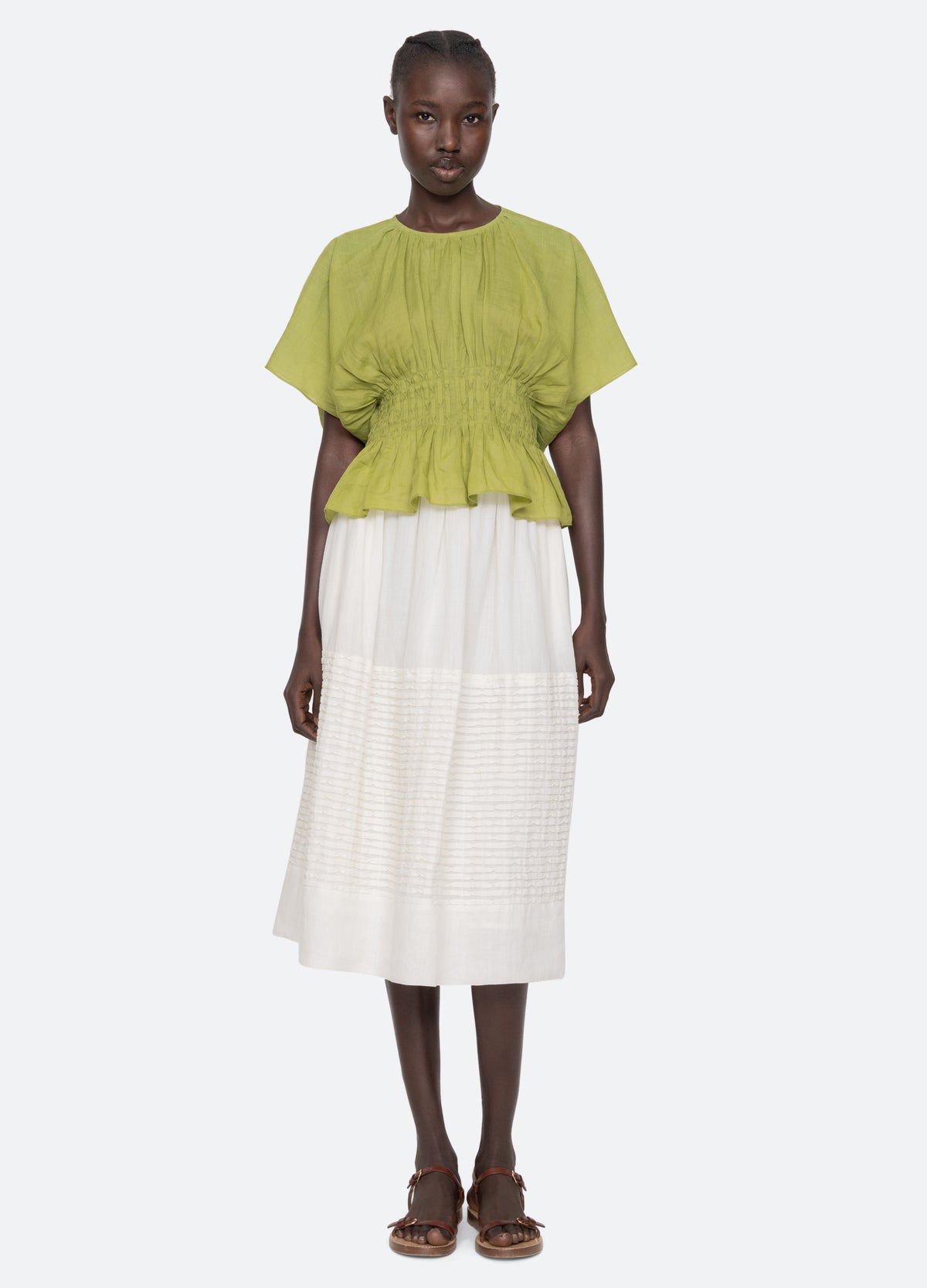 green-violet top-full body view - 6