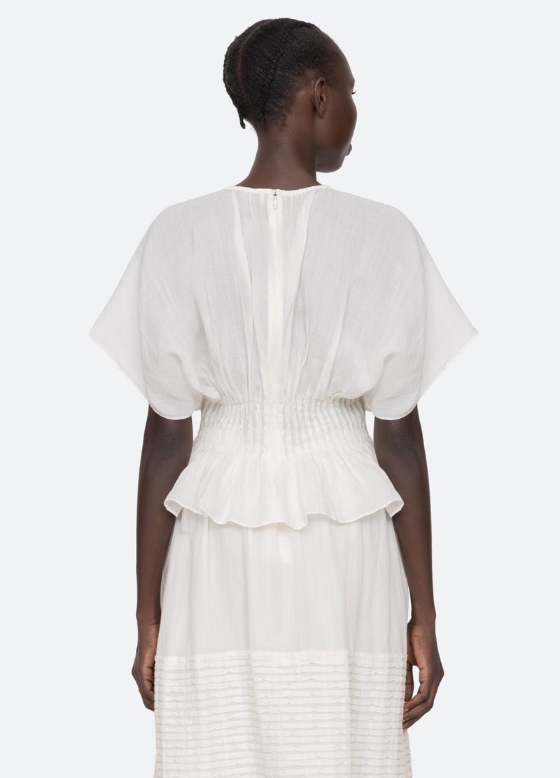 white-violet top-back view - 8